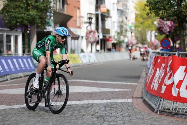 2025 UCI Para-cycling Road World Championships Picture by John Clifton SWpix.com - 27 08 2025 - Cycling - 2025 UCI Para-cycling Road World Championships - Ronse, Flanders, Belgium - Training Practice - Richael Timothy (Ireland) Copyright: x xSWpix.comx(t axPhotographyxHubxLtd)xJohnxClifton SWpix.comx SWP-3069-0041