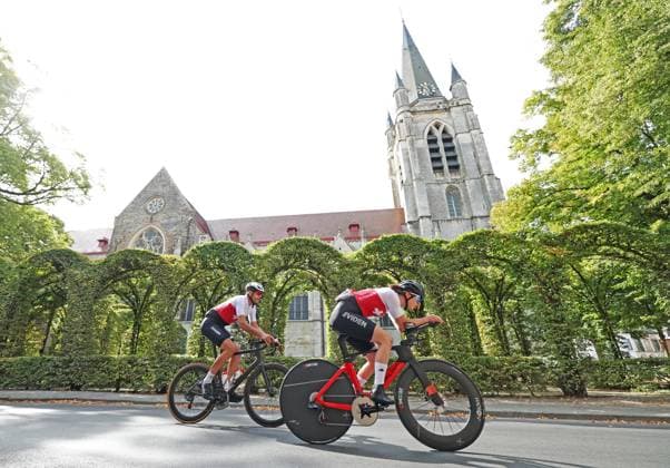 2025 UCI Para-cycling Road World Championships Picture by John Clifton SWpix.com - 27 08 2025 - Cycling - 2025 UCI Para-cycling Road World Championships - Ronse, Flanders, Belgium - Training Practice - Fluorine Rigling (Switzerland) Copyright: x xSWpix.comx(t axPhotographyxHubxLtd)xJohnxClifton SWpix.comx SWP-3069-0048