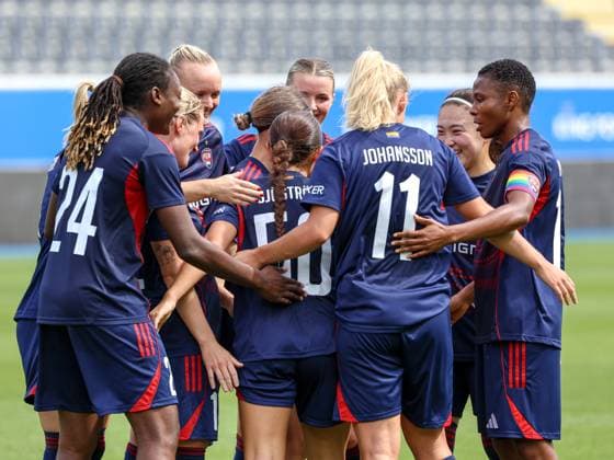 250827 UWCL ROSENGARD VS LJUBOTEN Rosengard players celebrating the goal of Filippa Sjostrom (50) of FC Rosengard (2-0) during women™s soccer match between FC Rosengard (SWE) and ZFK Ljuboten (MKD), group 3, second qualifying round of Women™s Champions League 2025-2026 on Wednesday 27 August 2025 in Leuven, Belgium. PHOTO SPORTPIX SEVIL OKTEM LEUVEN DEN DREEF VLAAMS BRABANT BELGIUM  Copyright: xSportpix.bex xSevilxOktemxSevilxOktemx