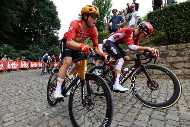 Muur Classic Geraadsbergen 2025 Cycling Race GERAARDSBERGEN, BELGIUM - AUGUST 27 : Tiller Rasmus (NOR) of Uno-X Mobility during the 3th edition of Muur Classic Geraardsbergen an UCI Europe Tour 1.1 one day cycling road race for Men Elite of 177.8 km with start in Geraardsbergen and finish in Geraardsbergen on August 27, 2025 in Geraardsbergen, Belgium, 27 08 2025 - GERAARDSBERGEN Belgium  Copyright: xTvwx