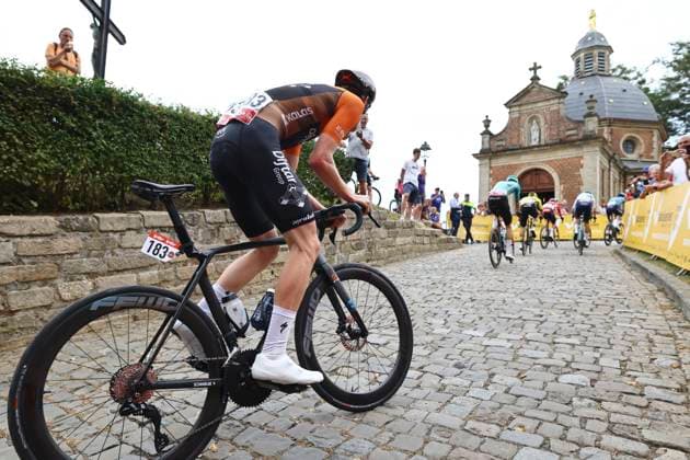 Muur Classic Geraadsbergen 2025 Cycling Race GERAARDSBERGEN, BELGIUM - AUGUST 27 : Van der Wal Rik (NED) of Diftar Continental Cyclingteam during the 3th edition of Muur Classic Geraardsbergen an UCI Europe Tour 1.1 one day cycling road race for Men Elite of 177.8 km with start in Geraardsbergen and finish in Geraardsbergen on August 27, 2025 in Geraardsbergen, Belgium, 27 08 2025 - GERAARDSBERGEN Belgium  Copyright: xTvwx