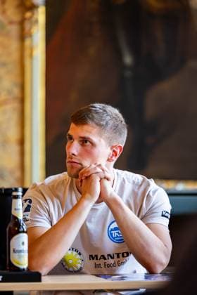 27 08 2025, GER, Handball, Men, Season 25 26, Daikin 1 Bundesliga,Press conference of ThSV Eisenach before the first matchday against SC DHfK Leipzig Vincent Buechner ThSV Eisenach,74 99817 Eisenach Stadtschloss Eisenach Thueringen Germany
