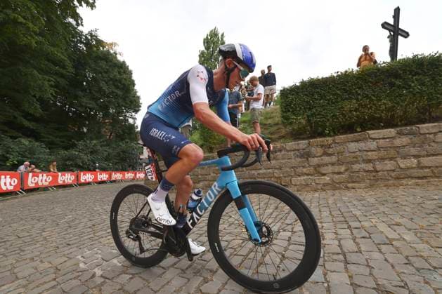 Muur Classic Geraadsbergen 2025 Cycling Race GERAARDSBERGEN, BELGIUM - AUGUST 27 : Tarling Finlay (GBR) of Israel Premier Tech Academy during the 3th edition of Muur Classic Geraardsbergen an UCI Europe Tour 1.1 one day cycling road race for Men Elite of 177.8 km with start in Geraardsbergen and finish in Geraardsbergen on August 27, 2025 in Geraardsbergen, Belgium, 27 08 2025 - GERAARDSBERGEN Belgium  Copyright: xTvwx
