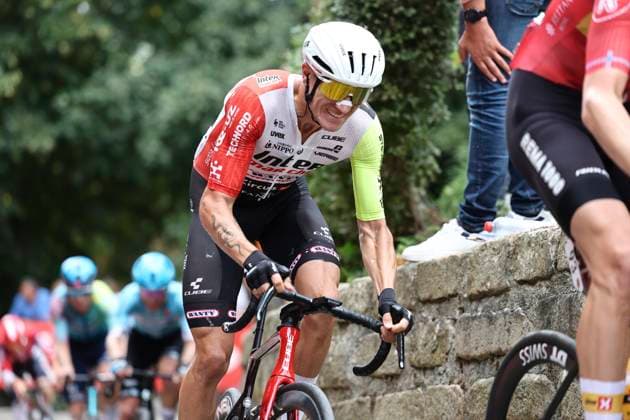Muur Classic Geraadsbergen 2025 Cycling Race GERAARDSBERGEN, BELGIUM - AUGUST 27 : Page Hugo (FRA) of Intermarche - Wanty during the 3th edition of Muur Classic Geraardsbergen an UCI Europe Tour 1.1 one day cycling road race for Men Elite of 177.8 km with start in Geraardsbergen and finish in Geraardsbergen on August 27, 2025 in Geraardsbergen, Belgium, 27 08 2025 - GERAARDSBERGEN Belgium  Copyright: xTvwx