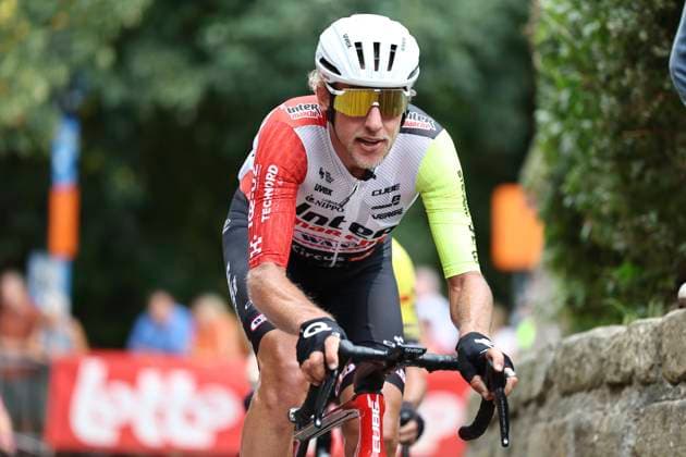 Muur Classic Geraadsbergen 2025 Cycling Race GERAARDSBERGEN, BELGIUM - AUGUST 27 : Van der Hoorn Taco (NED) of Intermarche - Wanty during the 3th edition of Muur Classic Geraardsbergen an UCI Europe Tour 1.1 one day cycling road race for Men Elite of 177.8 km with start in Geraardsbergen and finish in Geraardsbergen on August 27, 2025 in Geraardsbergen, Belgium, 27 08 2025 - GERAARDSBERGEN Belgium  Copyright: xTvwx