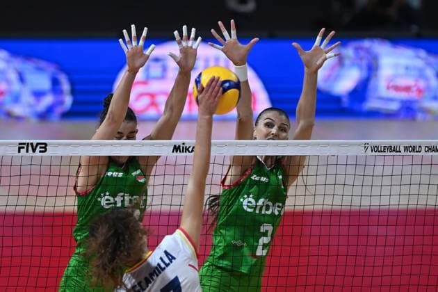 Bulgaria v Spain - FIVB Women’s World Volleyball Championship NAKHON RATCHASIMA, THAILAND - AUGUST 27: Nasya Dimitrova (2) of Bulgaria in action during the FIVB Women s Volleyball World Championship, WM, Weltmeisterschaft match between Bulgaria and Spain at Korat Chatchai Hall in Nakhon Ratchasima, Thailand, on August 27, 2025. Mustafa Hatipoglu Anadolu Nakhon Ratchasima Thailand. Editorial use only. Please get in touch for any other usage.  Copyright: x2025xAnadoluxMustafaxHatipoÄülux