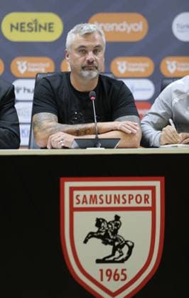 Ahead of Samsunspor v Panathinaikos - UEFA Europa League SAMSUN, TURKIYE - AUGUST 27: Samsunspor head coach Thomas Reis attends the press conference, PK, Pressekonferenz held ahead of the UEFA Europa League play-off second leg match between Samsunspor and Panathinaikos in Samsun, Turkiye on August 27, 2025. Recep Bilek Anadolu Samsun Turkey. Editorial use only. Please get in touch for any other usage.  Copyright: x2025xAnadoluxRecepxBilekx