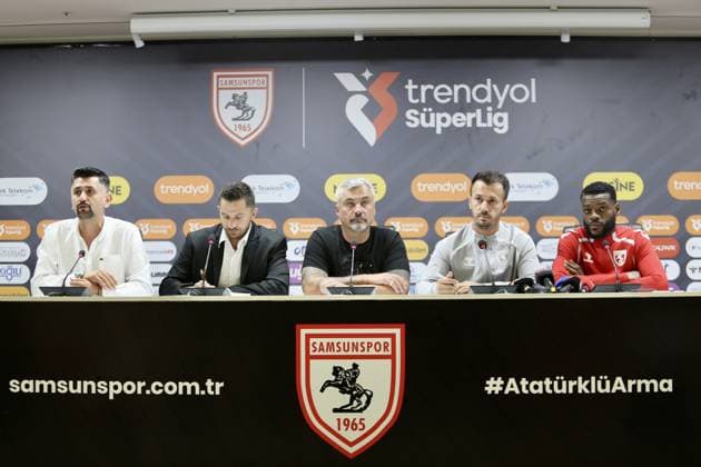 Football, EL-Quali, Samsunspor , Press conference