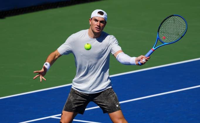 Jack Draper practices 2025 US Open, Day Four, USTA Billie Jean King National Tennis Center, New York, USA - 27 Aug 2025New York USTA Billie Jean King National T New York (NY) United States of America  Copyright: xJavierxGarcia Shutterstockx 15457575c