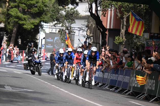 27-08-2025 Vuelta A Espana; Tappa 05 Figueres - Figueres; 2025, Groupama - Fdj; Gaudu, David; Figueres; 