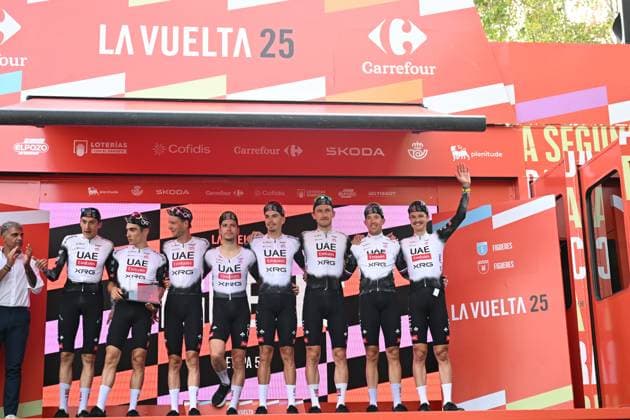 27-08-2025 Vuelta A Espana; Tappa 05 Figueres - Figueres; 2025, Uae Team Emirates - Xrg; Figueres; 