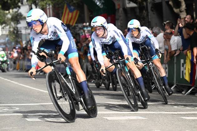 27-08-2025 Vuelta A Espana; Tappa 05 Figueres - Figueres; 2025, Bahrain - Victorious; Tiberi, Antonio; Figueres; 