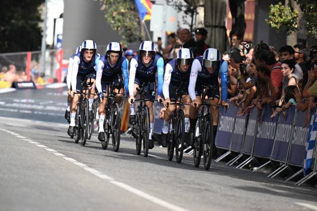 27-08-2025 Vuelta A Espana; Tappa 05 Figueres - Figueres; 2025, Israel - Premier Tech; Figueres; 