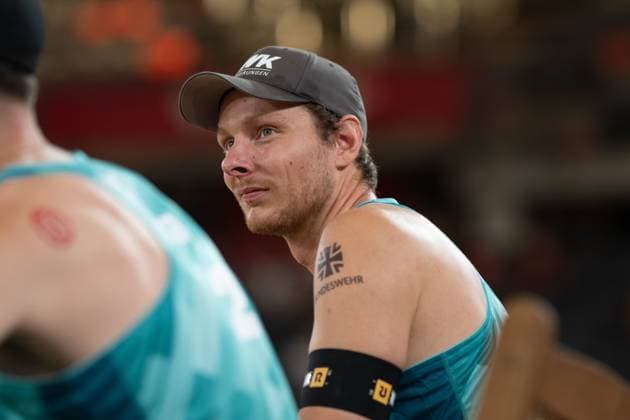 Beach Pro Tour Elite 16 Hamburg, 27 08 2025 Nils Ehlers Player No 1, GER Beach Pro Tour Elite 16 Hamburg on 27 08 2025 Copyright: xBEAUTIFULxSPORTS PeterxWeberx