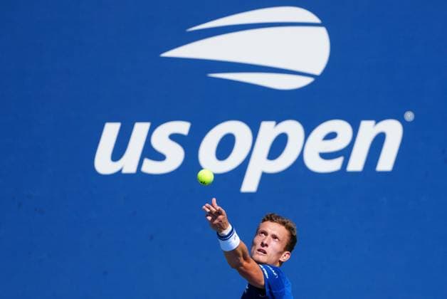 Jiri Lehecka in second round action 2025 US Open, Day Four, USTA Billie Jean King National Tennis Center, New York, USA - 27 Aug 2025New York USTA Billie Jean King National T New York (NY) United States of America  Copyright: xJavierxGarcia Shutterstockx 15457575an