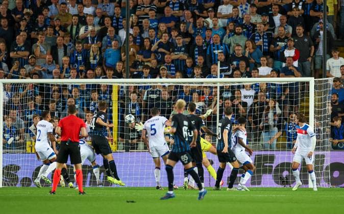 Hans Vanaken of Club Brugge scores his sides second goal during the Champions League second leg play off match at the Jan Breydel Stadium, Brugge. Club Brugge v Rangers - UEFA - Champions League Play-offs - Jan Breydel Stadium, Belguim - 27 Aug 2025Brugge Jan Breydel Stadium Belgium EDITORIAL USE ONLY  Copyright: xO Rourke RangersxFC Shutterstockx 15459058cj