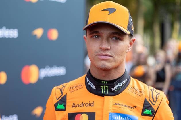 Amsterdam, The Netherlands, 2025-08-27 17:31:30 August 27, 2025, Westergas, Amsterdam, NL. Mastercard McLaren Formula 1 fan event. Pictured: Lando Norris. Photo: NL Beeld David Heukers Credit: NL Beeld Heukers Media  Copyright: xx x