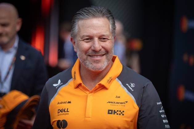 Amsterdam, The Netherlands, 2025-08-27 17:33:49 August 27, 2025, Westergas, Amsterdam, NL. Mastercard McLaren Formula 1 fan event. Pictured: Zak Brown. Photo: NL Beeld David Heukers Credit: NL Beeld Heukers Media  Copyright: xx x