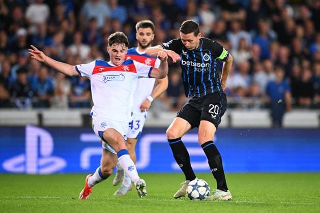 Club Brugge v Rangers FC - UEFA Champions League BRUGGE, BELGIUM - AUGUST 27 : Vanaken Hans midfielder of Club Brugge in action during the UEFA Champions League 2025 26 play-off round second leg between Club Brugge and Rangers FC on August 27, 2025 in Brugge, Belgium, 27 08 2025 Brugge Belgium  Copyright: xTomasxSiskx