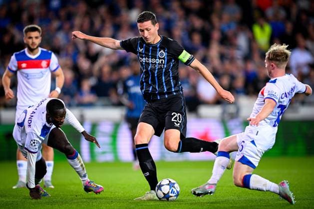 Club Brugge v Rangers FC - UEFA Champions League BRUGGE, BELGIUM - AUGUST 27 : Vanaken Hans midfielder of Club Brugge during the UEFA Champions League 2025 26 play-off round second leg between Club Brugge and Rangers FC on August 27, 2025 in Brugge, Belgium, 27 08 2025  Copyright: xTomasxSiskx