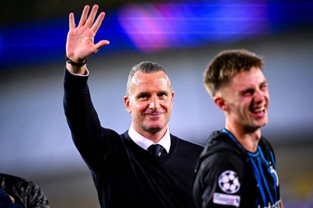 Club Brugge v Rangers FC - UEFA Champions League BRUGGE, BELGIUM - AUGUST 27 : Hayen Nicky head coach of Club Brugge celebrates after winning the UEFA Champions League 2025 26 play-off round second leg between Club Brugge and Rangers FC on August 27, 2025 in Brugge, Belgium, 27 08 2025  Copyright: xTomasxSiskx