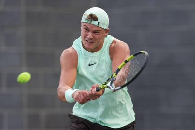 Holger Rune, USTA Billie Jean King National Tennis Center, Flushing Meadows, New York, USA Copyright: xJuergenxHasenkopfx