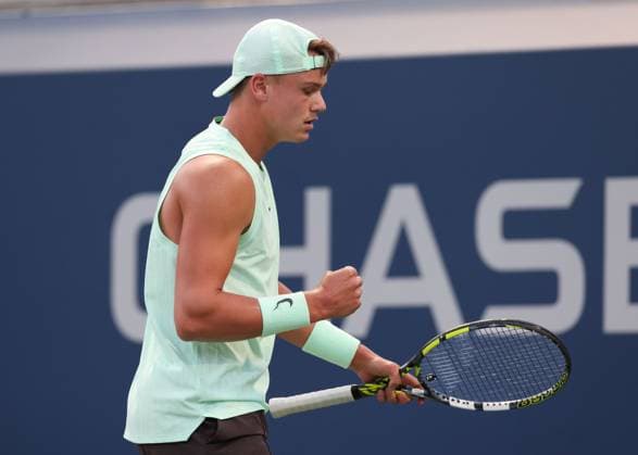 Holger Rune, USTA Billie Jean King National Tennis Center, Flushing Meadows, New York, USA Copyright: xJuergenxHasenkopfx