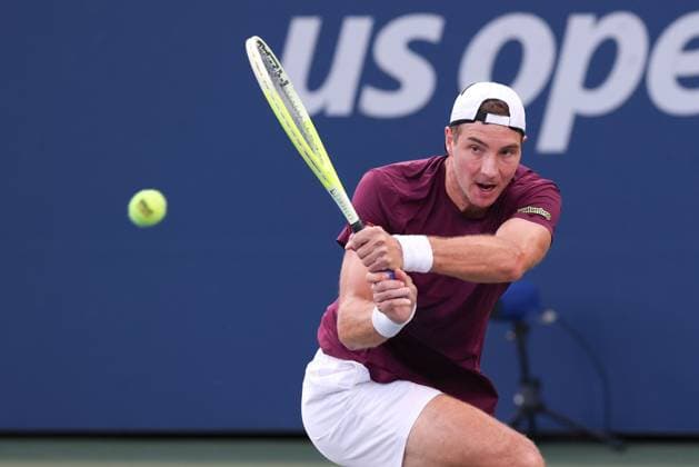 Jan Lennard Struff GER , USTA Billie Jean King National Tennis Center, Flushing Meadows, New York, USA Copyright: xJuergenxHasenkopfx