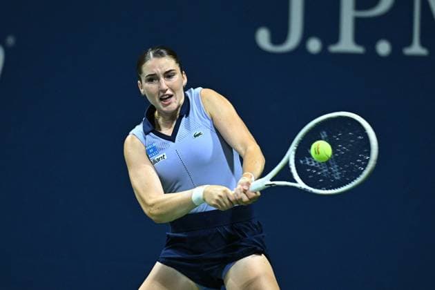 US Open - Second Round Elsa Jacquemot (FRA) during her second round match at the 2025 US Open at Billie Jean National Tennis Center in New York City, NY, USA, on August 27, 2025. Photo by Corinne Dubreuil ABACAPRESS.COM New York city United States  Copyright: xDubreuilxCorinne ABACAx