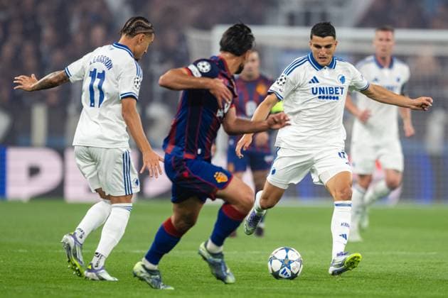 FC Copenhagen v FC Basel, UEFA Champions League qualification, Copenhagen, Denmark Copenhagen, Denmark. 27th, August 2025. Mohamed Elyounoussi (10) of FC Copenhagen seen during the UEFA Champions League qualification match between FC Copenhagen and FC Basel at Parken in Copenhagen. Denmark, Copenhagen  Copyright: xGonzalesxPhoto TobiasxJorgensenx