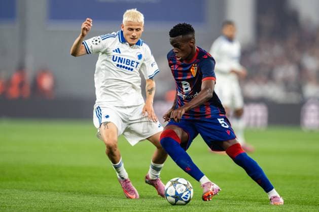 FC Copenhagen v FC Basel, UEFA Champions League qualification, Copenhagen, Denmark Copenhagen, Denmark. 27th, August 2025. Metinho (5) of FC Basel seen during the UEFA Champions League qualification match between FC Copenhagen and FC Basel at Parken in Copenhagen. Denmark, Copenhagen  Copyright: xGonzalesxPhoto TobiasxJorgensenx