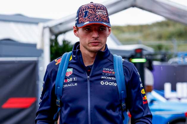 Max Verstappen of the Netherlands and Red Bull Racing arrives at the circuit and looks on prior to the start of the Formula 1 Heineken Dutch Grand Prix 2025 at Circuit Zandvoort on August 28, 2025 in Zandvoort, Netherlands Photo by Marcel ter Bals DeFodi Images