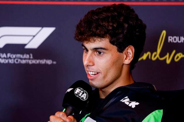 Gabriel Bortoleto of Brazil and Kick Sauber at the press conference prior to the start of the Formula 1 Heineken Dutch Grand Prix 2025 at Circuit Zandvoort on August 28, 2025 in Zandvoort, Netherlands Photo by Marcel ter Bals DeFodi Images
