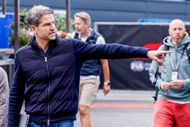 Presenter Peter Hardenacke of Germany prior to the start of the Formula 1 Heineken Dutch Grand Prix 2025 at Circuit Zandvoort on August 28, 2025 in Zandvoort, Netherlands Photo by Marcel ter Bals DeFodi Images