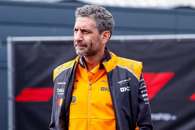 team principal Andrea Stella of Italy and McLaren F1 Team arrives at the circuit prior to the start of the Formula 1 Heineken Dutch Grand Prix 2025 at Circuit Zandvoort on August 28, 2025 in Zandvoort, Netherlands Photo by Marcel ter Bals DeFodi Images