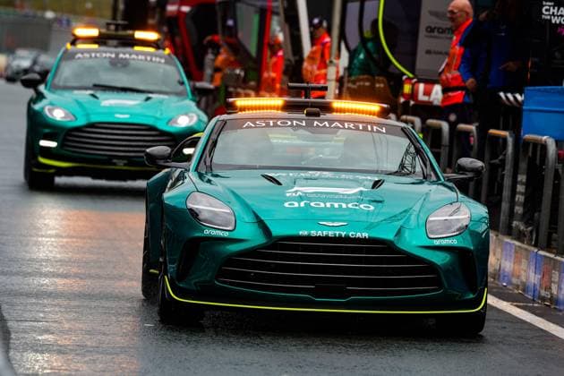 F1 - DUTCH GRAND PRIX 2025 FIA Aston Martin Vantage Safety Car during the 2025 Formula 1 Heineken Dutch Grand Prix, 15th round of the 2025 FIA Formula One World Championship, WM, Weltmeisterschaft from August 29 to 31, 2025 on the Zandvoort Circuit, in Zandvoort, Netherlands - ZandvoortNetherlands  Copyright: xFLORENTxGOODENx