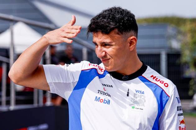Isack Hadjar of France and Racing Bulls looks on prior to the start of the Formula 1 Heineken Dutch Grand Prix 2025 at Circuit Zandvoort on August 28, 2025 in Zandvoort, Netherlands Photo by Marcel ter Bals DeFodi Images