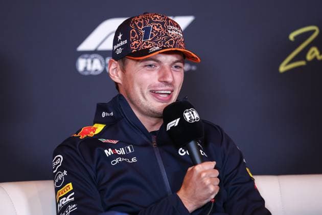 F1 - DUTCH GRAND PRIX 2025 VERSTAPPEN Max (ned), Red Bull Racing RB21, portrait press conference, PK, Pressekonferenz during the 2025 Formula 1 Heineken Dutch Grand Prix, 15th round of the 2025 FIA Formula One World Championship, WM, Weltmeisterschaft from August 29 to 31, 2025 on the Zandvoort Circuit, in Zandvoort, Netherlands - ZandvoortNetherlands  Copyright: xEricxAlonsox