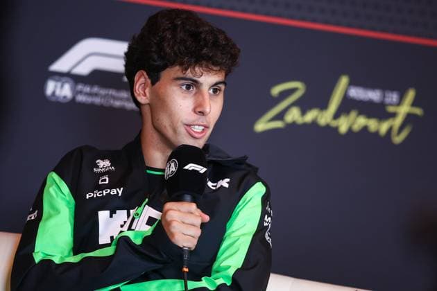 F1 - DUTCH GRAND PRIX 2025 BORTOLETO Gabriel (bra), Stake F1 Team Kick C45, portrait press conference, PK, Pressekonferenz during the 2025 Formula 1 Heineken Dutch Grand Prix, 15th round of the 2025 FIA Formula One World Championship, WM, Weltmeisterschaft from August 29 to 31, 2025 on the Zandvoort Circuit, in Zandvoort, Netherlands - ZandvoortNetherlands  Copyright: xEricxAlonsox