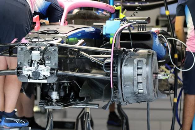 Zandvoort, Netherlands August 28 31, 2025 FIA Formula 1 World Championship Dutch Grand Prix 2025 Media Day Thursday In the picture Technology Details, BWT Alpine Formula One Team, Formula 1 Technology Alpine, Circuit Zandvoort Copyright: xFotostandx xHorstxBernhardtx