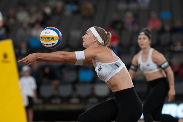 Beach Pro Tour Elite 16 Hamburg, 28 08 2025 Sandra Ittlinger Player No 1, GER Beach Pro Tour Elite 16 Hamburg on 28 08 2025 Copyright: xBEAUTIFULxSPORTS PeterxWeberx