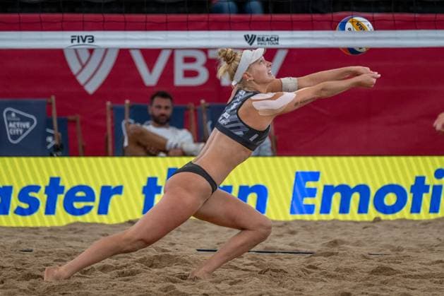 Beach Pro Tour Elite 16 Hamburg, 28 08 2025 Linda Bock Player No 1, GER Beach Pro Tour Elite 16 Hamburg on 28 08 2025 Copyright: xBEAUTIFULxSPORTS PeterxWeberx