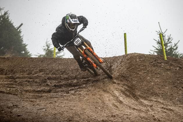 Whoop UCI Downhill Worldcup Les Gets MALLEN Luke at Whoop UCI Downhill Worldcup Les Gets , 28 08 2025,in Les Gets ,FRA Photo Sebastian Sternemann