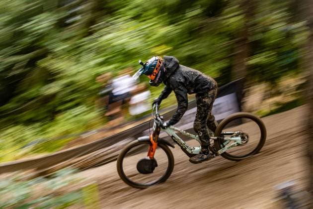 Whoop UCI Downhill Worldcup Les Gets INTROZZI Stefano at Whoop UCI Downhill Worldcup Les Gets , 28 08 2025,in Les Gets ,FRA Photo Sebastian Sternemann
