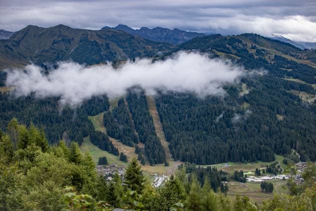 Whoop UCI Downhill Worldcup Les Gets Les Gets at Whoop UCI Downhill Worldcup Les Gets , 28 08 2025,in Les Gets ,FRA Photo Sebastian Sternemann