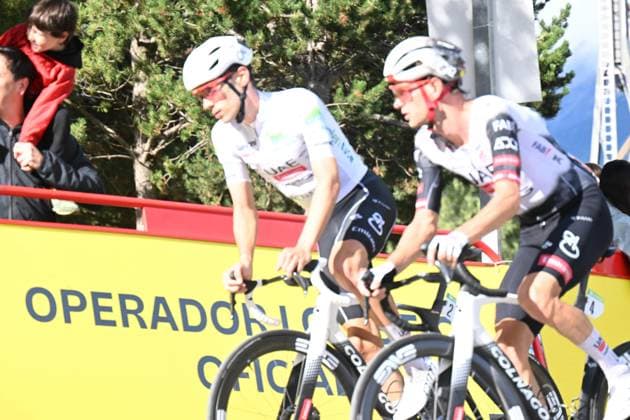 28-08-2025 Vuelta A Espana; Tappa 06 Olot - Pal; 2025, Uae Team Emirates - Xrg; Ayuso Pesquera, Juan; Grosschartner, Felix; Pal; 