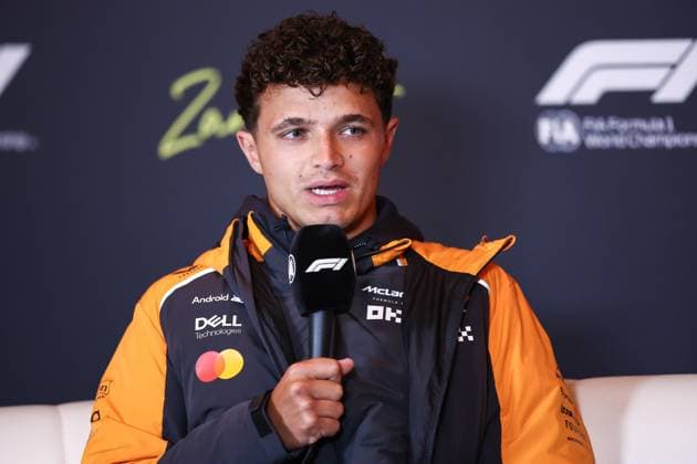 4 Lando Norris GBR, McLaren F1 Team , F1 Grand Prix of the Netherlands at Circuit Zandvoort on August 28, 2025 in Zandvoort, Netherlands Photo by HOCH ZWEI Zandvoort Netherlands