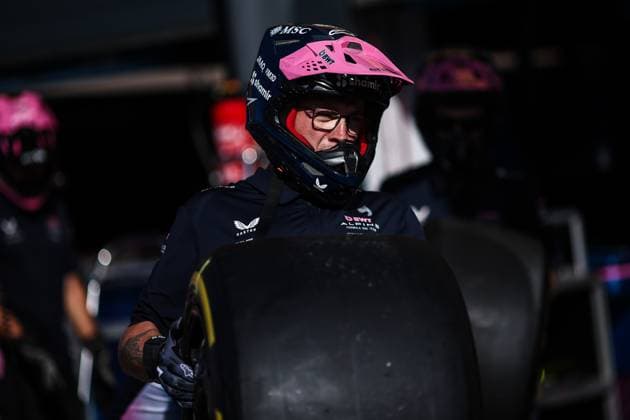 BWT Alpine F1 Team during pit stop practice, F1 Grand Prix of the Netherlands at Circuit Zandvoort on August 28, 2025 in Zandvoort, Netherlands Photo by HOCH ZWEI Zandvoort Netherlands