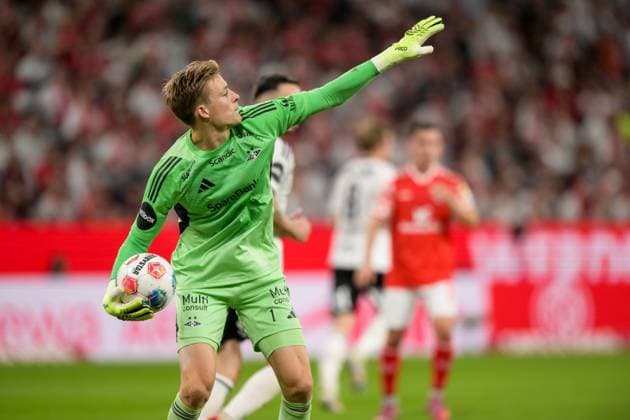 Football, Sander Tangvik before transfer to HSV, archive pictures