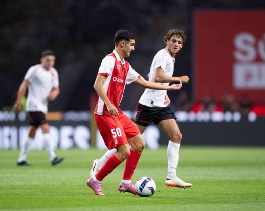 August 28, 2025, Braga, Braga, Portugal: DIEGO RODRIGUES from SC Braga seen on action during the UEFA Europe League 2025 26 playoff match between SC Braga and Lincoln Red Imps at Estadio Municipal de Braga on August 28, 2025 in Braga, Portugal. Braga Portugal - ZUMAl192 20250828_zsp_l192_024 Copyright: xMiguelxLemosx